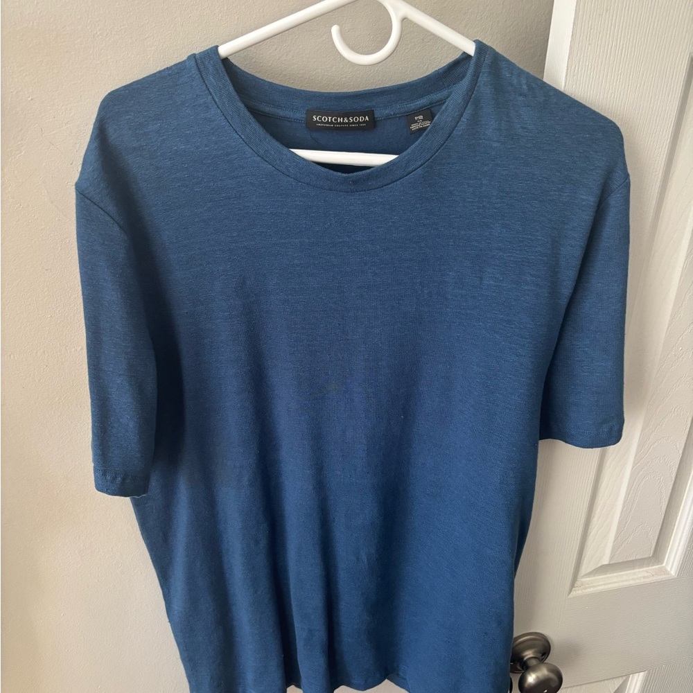 Scotch & Soda Indigo Short Sleeve Tee